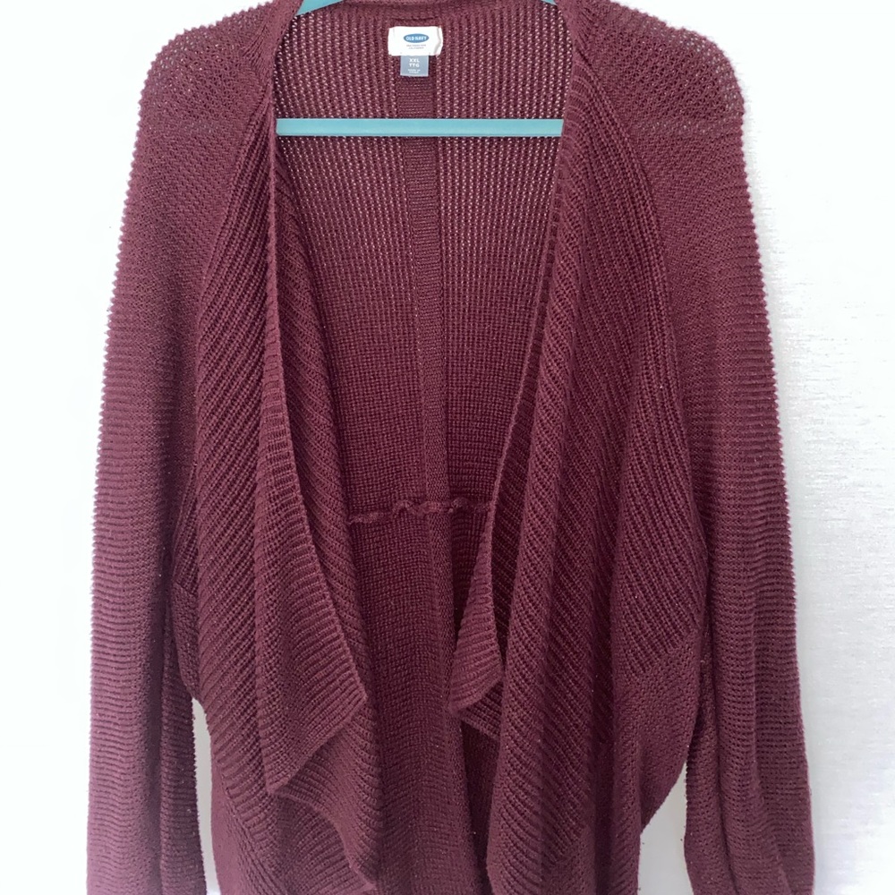 MAROON CARDIGAN